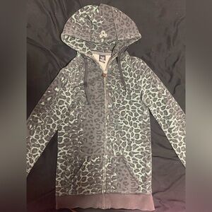 Xs VINTAGE/Y2K/2000’s Aritzia Tna Leopard Print Hoodie